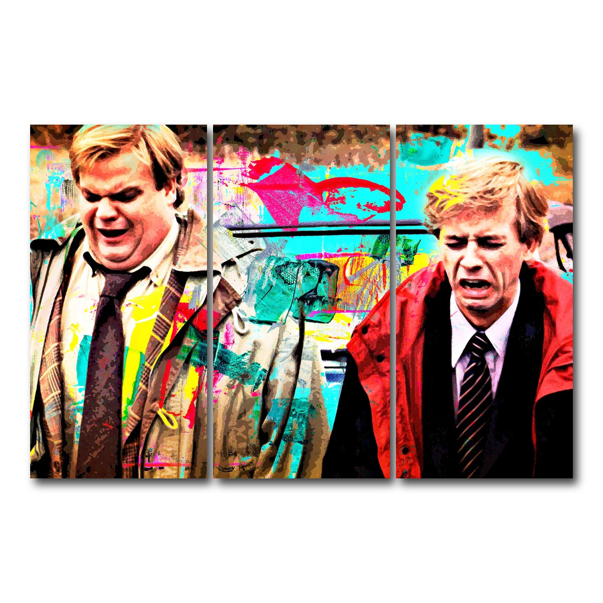 AUTO-MOCKUP WHITE | Tommy Boy | 3 Piece | Gallery Wrap Canvas | group=12x24