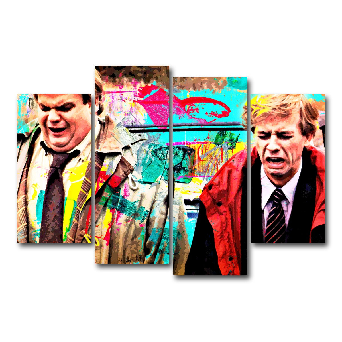 AUTO-MOCKUP WHITE | Tommy Boy | 4 Piece | Gallery Wrap Canvas | group=4_short