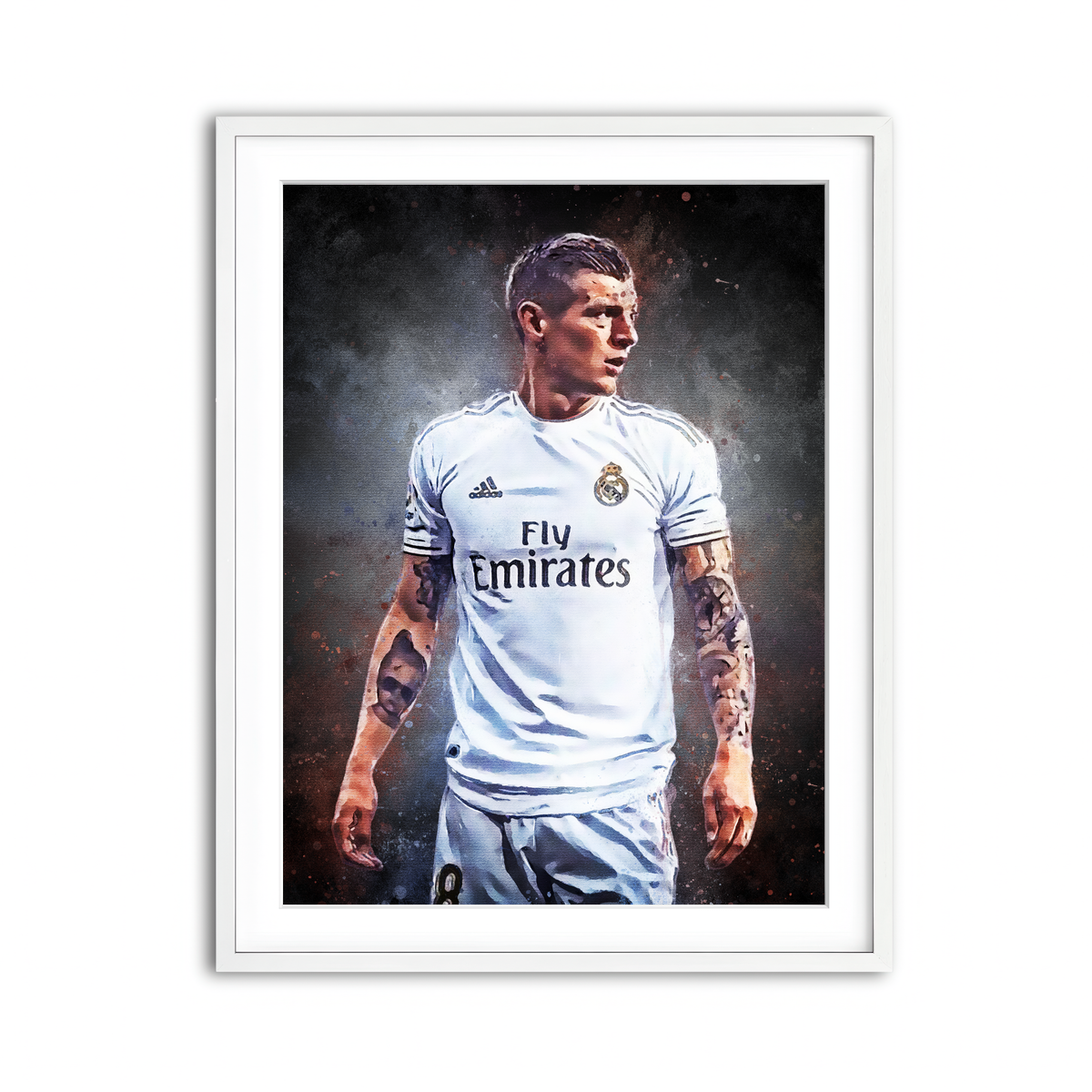 Framed Print 3x4 White