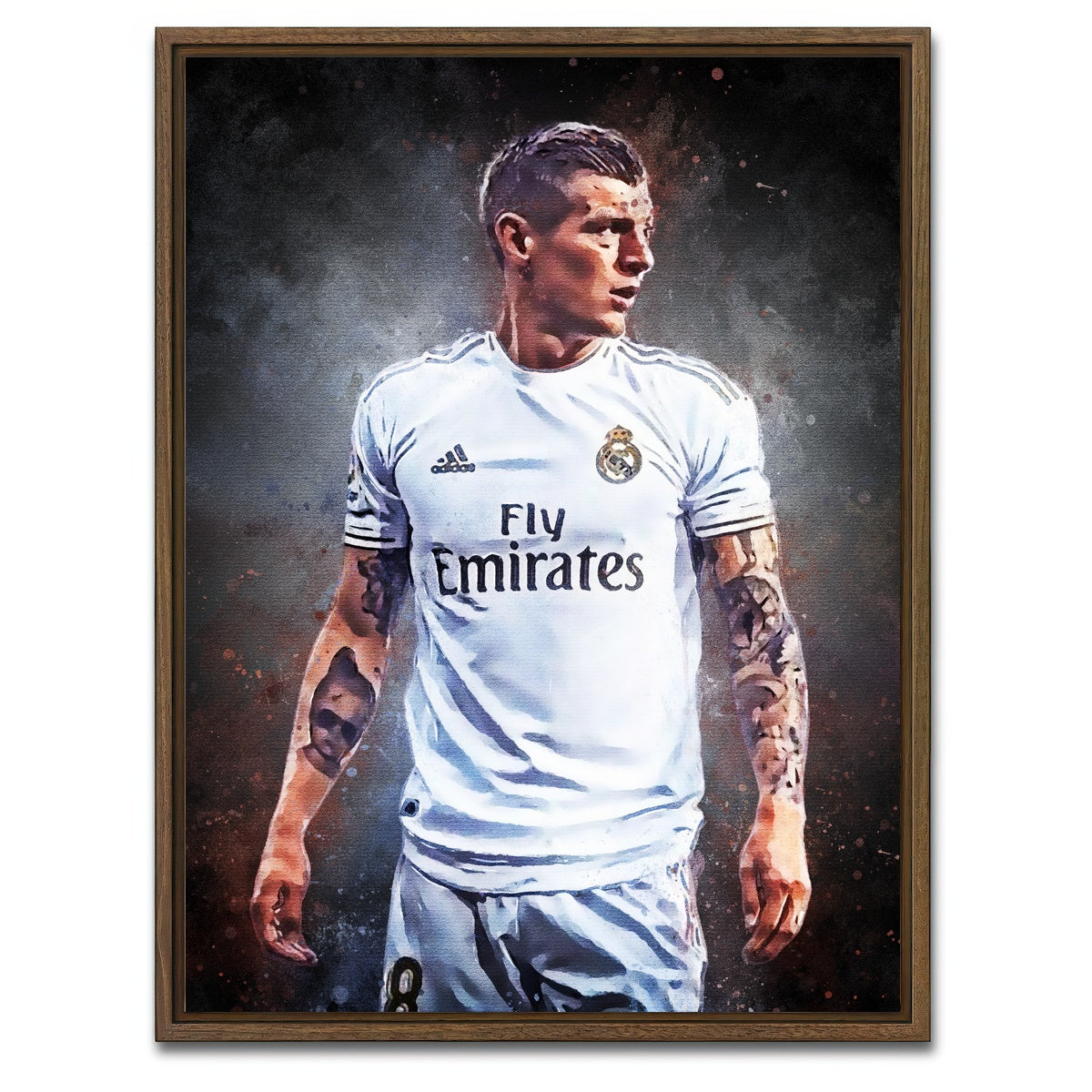 AUTO-MOCKUP WHITE | Toni Kross | 1 Piece | Walnut Framed Canvas | group=3x4