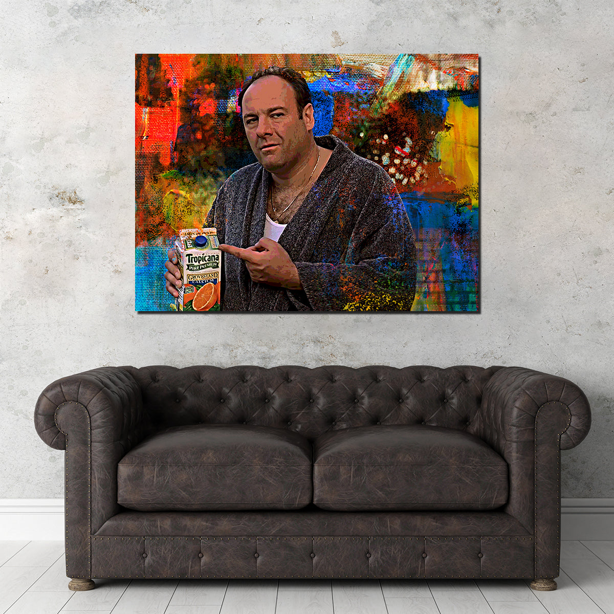Tony Soprano Some Pulp Wall Art