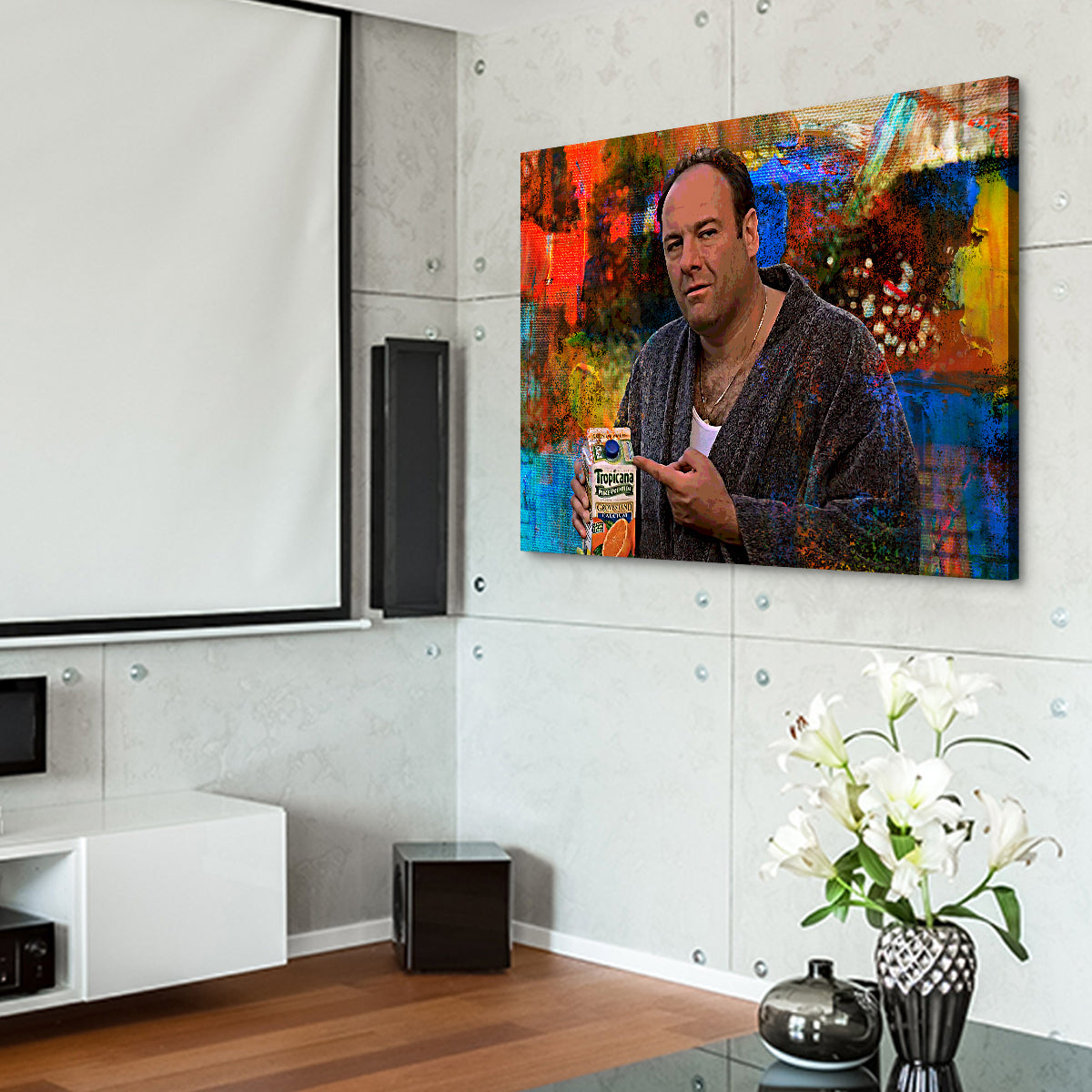 Tony Soprano Some Pulp Wall Art