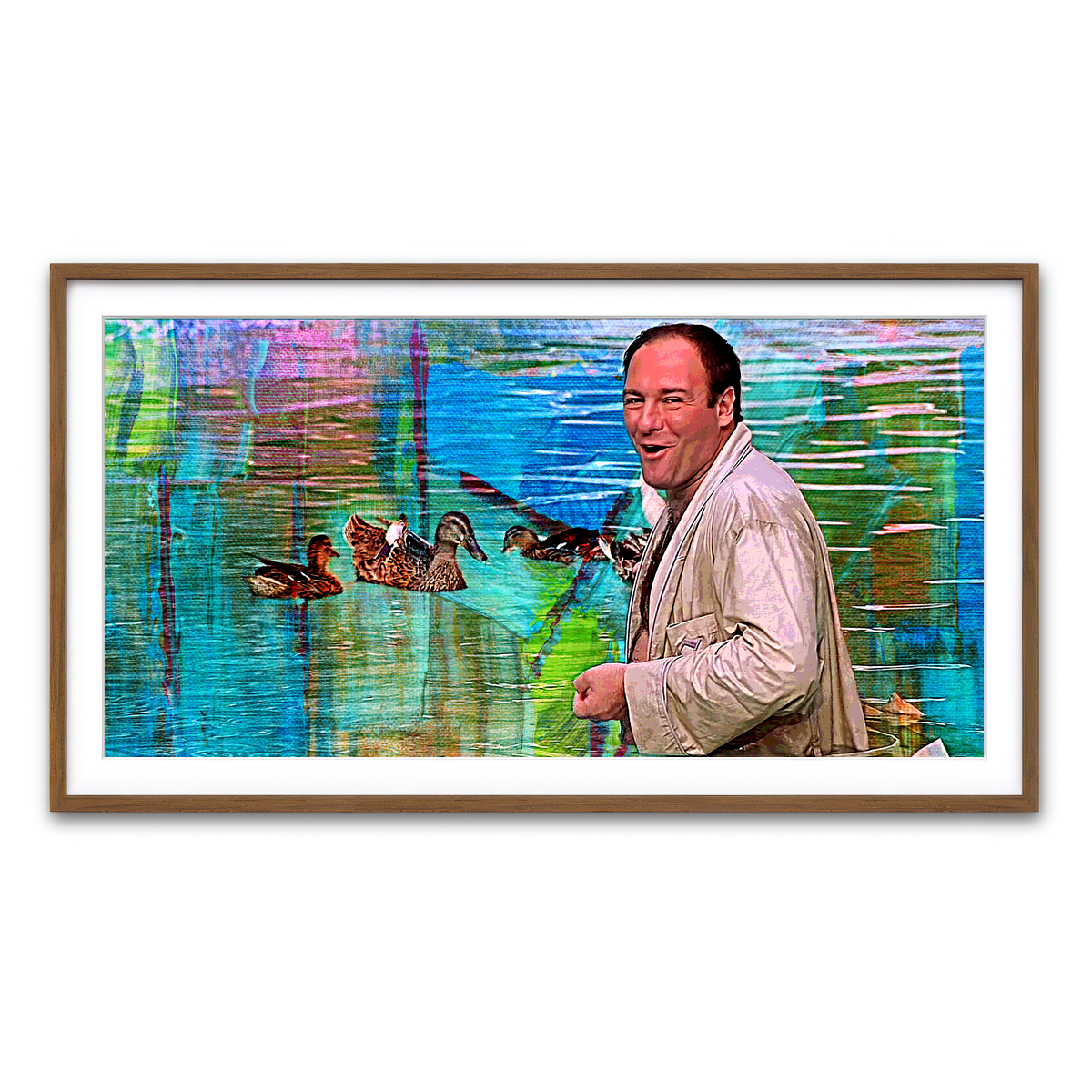 Framed Print 2x1 Walnut