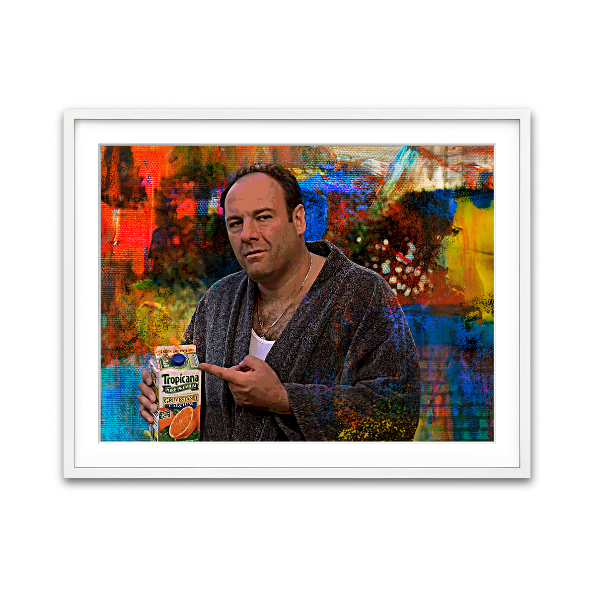 Framed Print 4x3 White