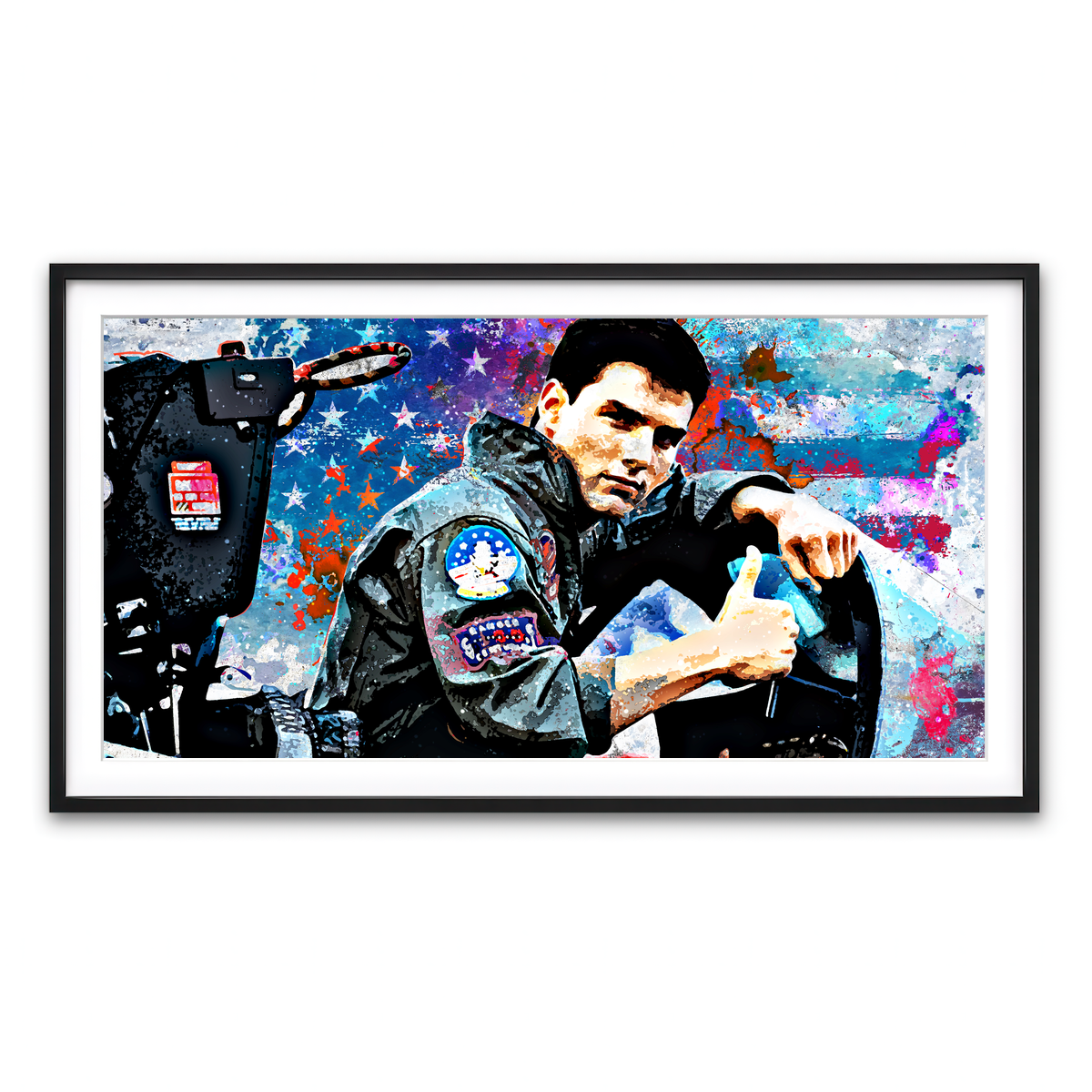 Framed Print 2x1 Black