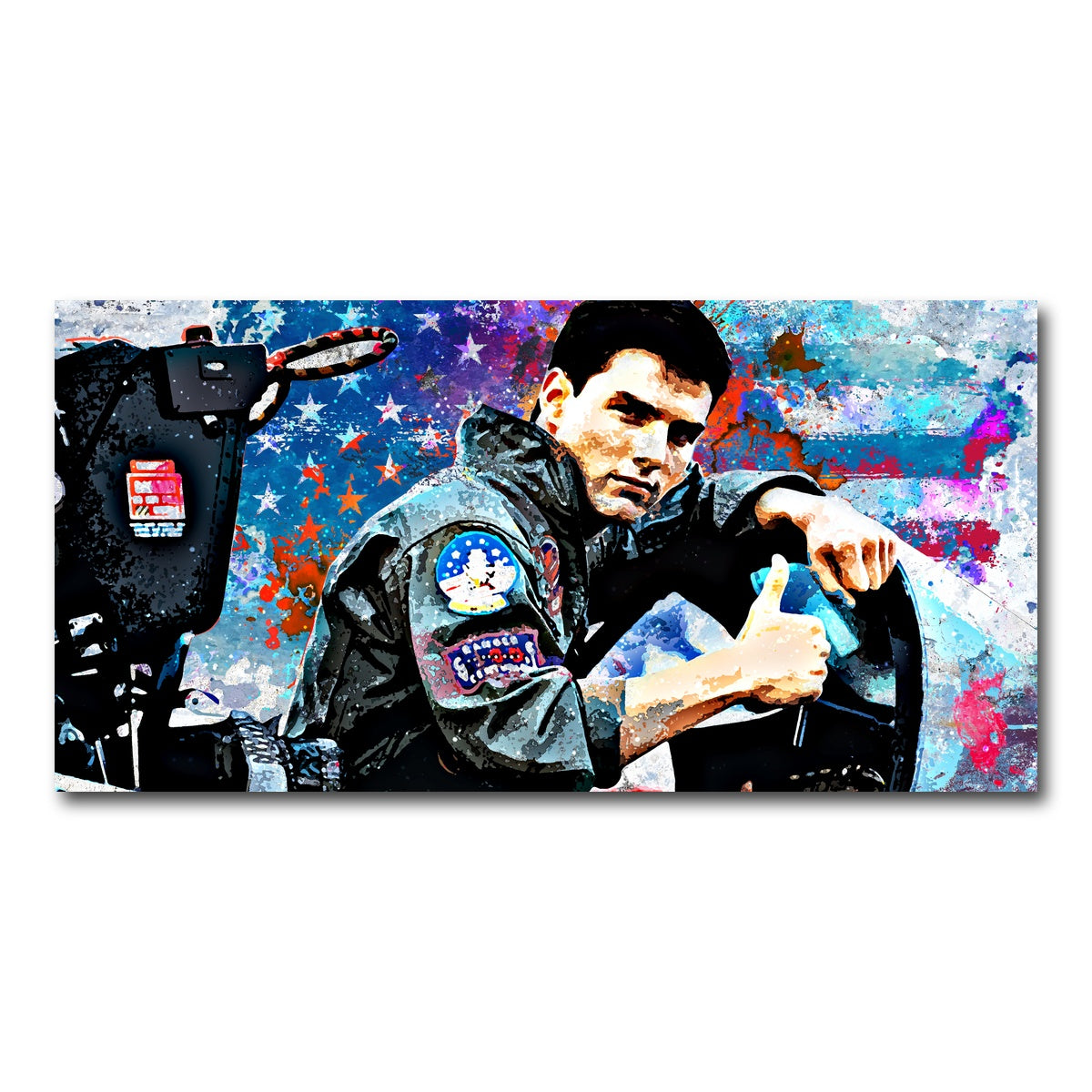 AUTO-MOCKUP WHITE | Top Gun | 1 Piece | Gallery Wrap Canvas | group=2x1