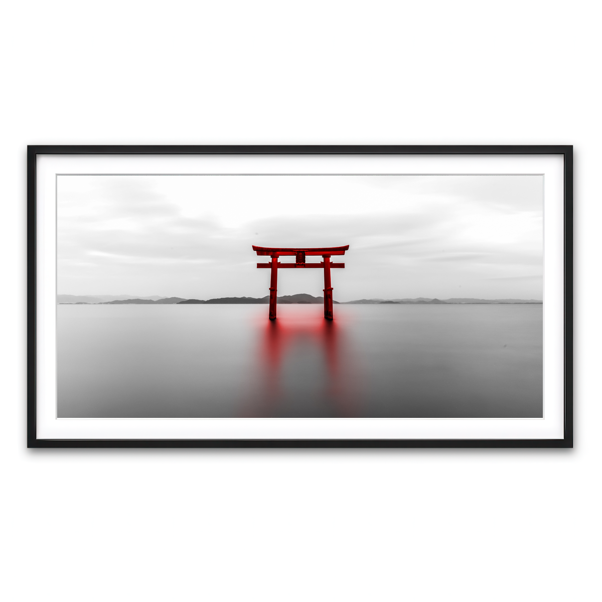 Framed Print 2x1 Black