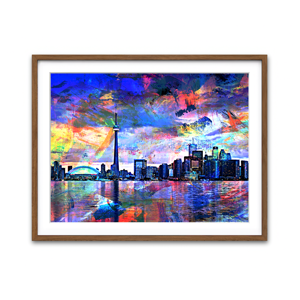 Framed Print 4x3 Walnut