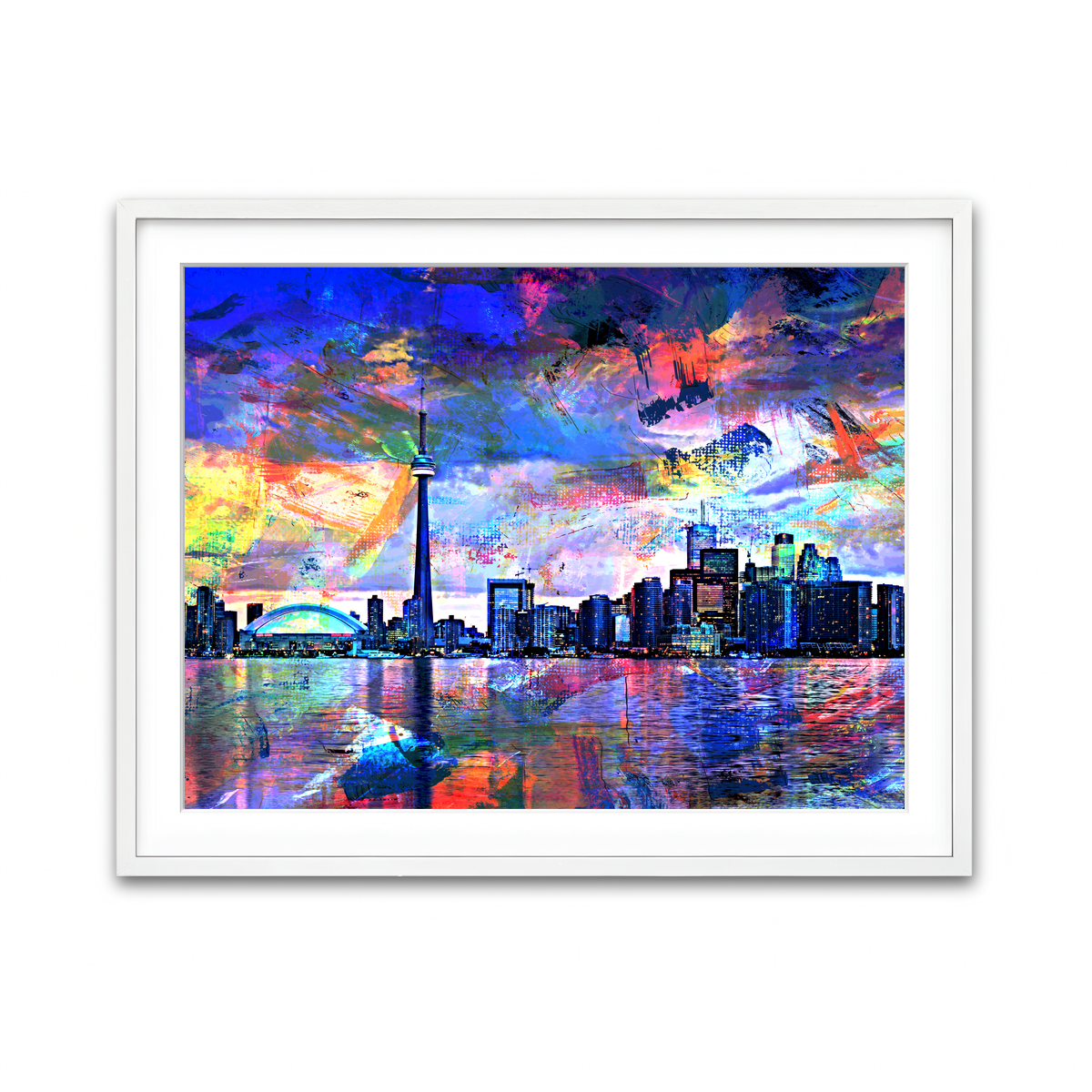 Framed Print 4x3 White