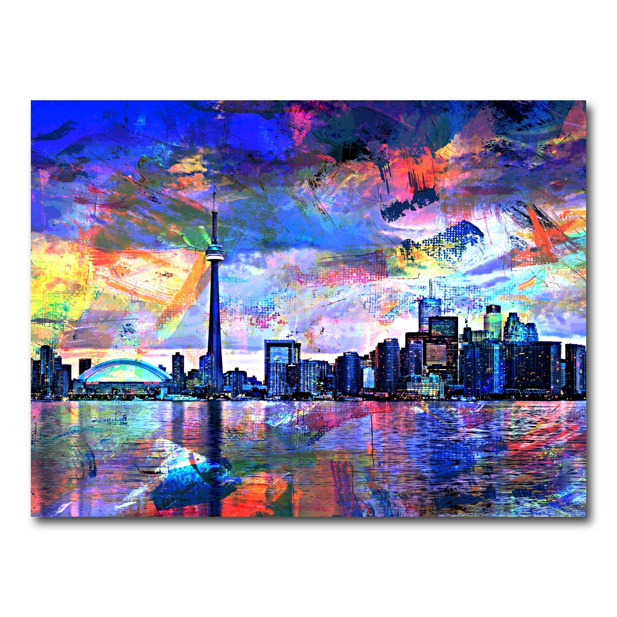 AUTO-MOCKUP WHITE | Toronto Abstract | 1 Piece | Gallery Wrap Canvas | group=4x3