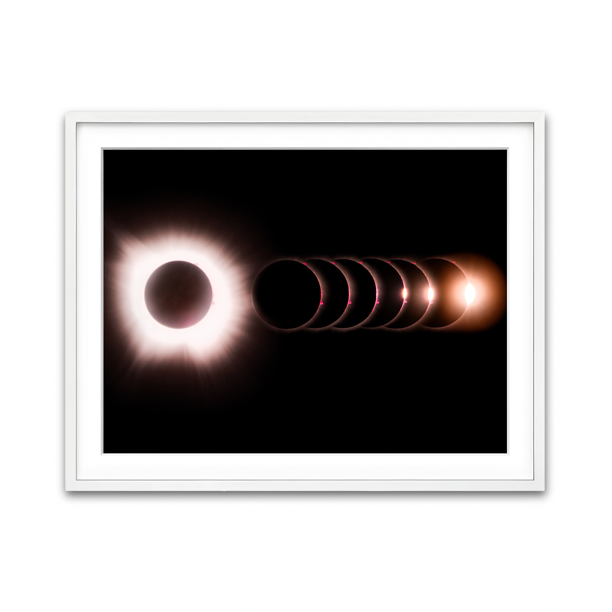 Framed Print 4x3 White