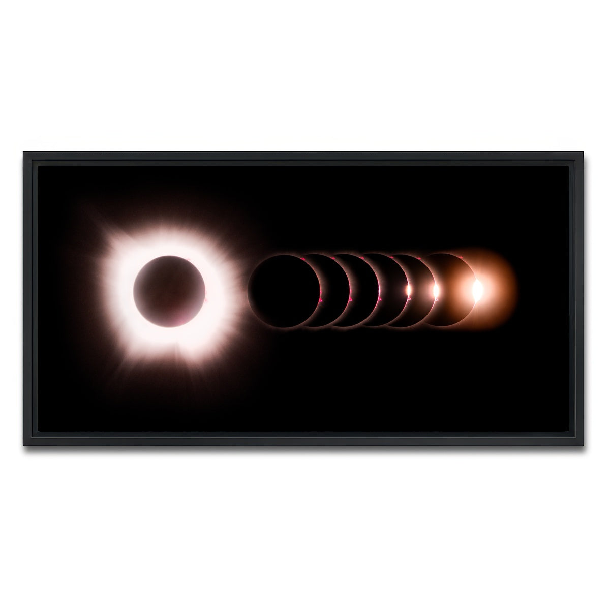 AUTO-MOCKUP WHITE | Totality Enlighted | 1 Piece | Black Framed Canvas | group=2x1