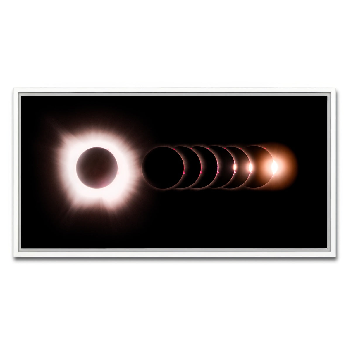 AUTO-MOCKUP WHITE | Totality Enlighted | 1 Piece | White Framed Canvas | group=2x1