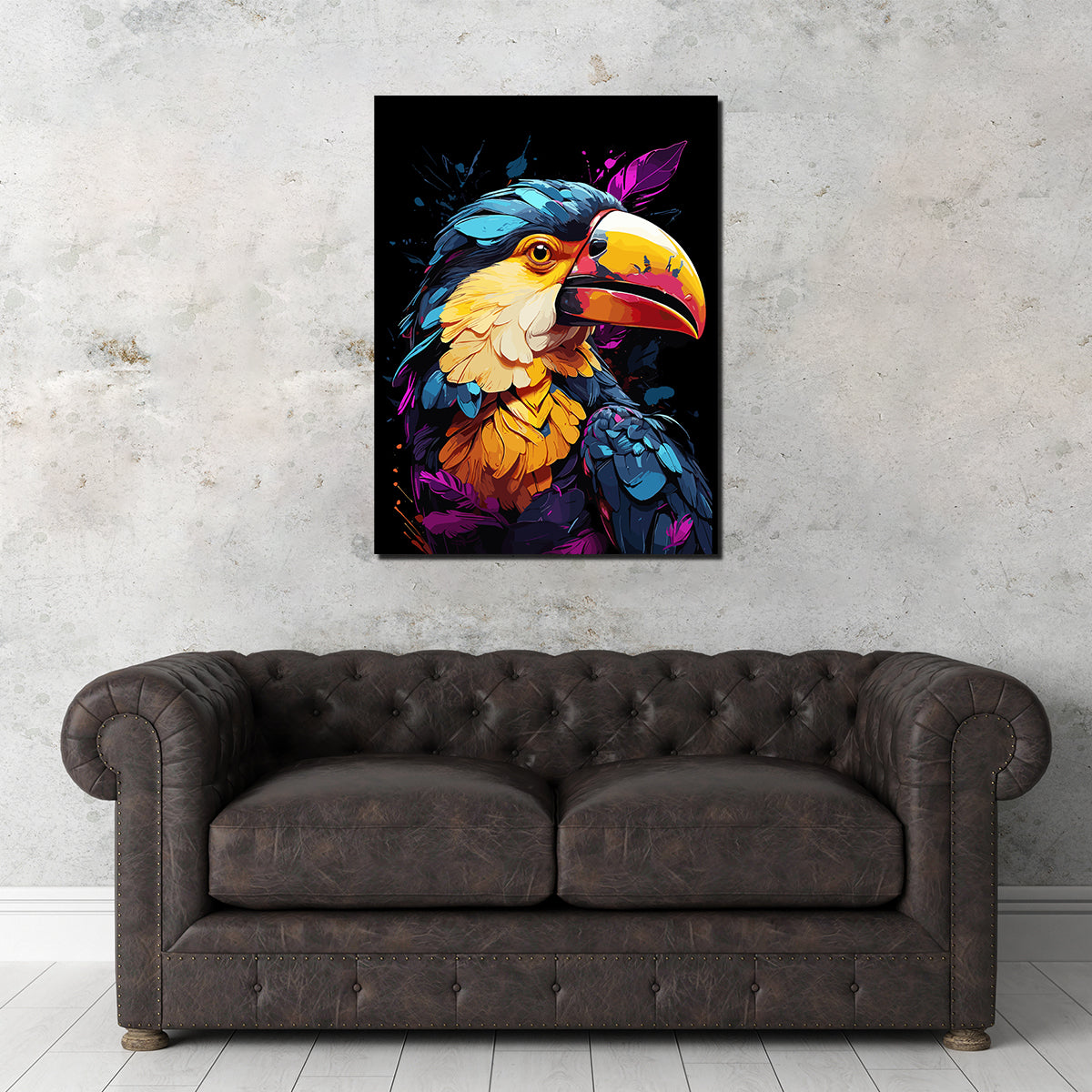Toucan Animal Colorful Wall Art
