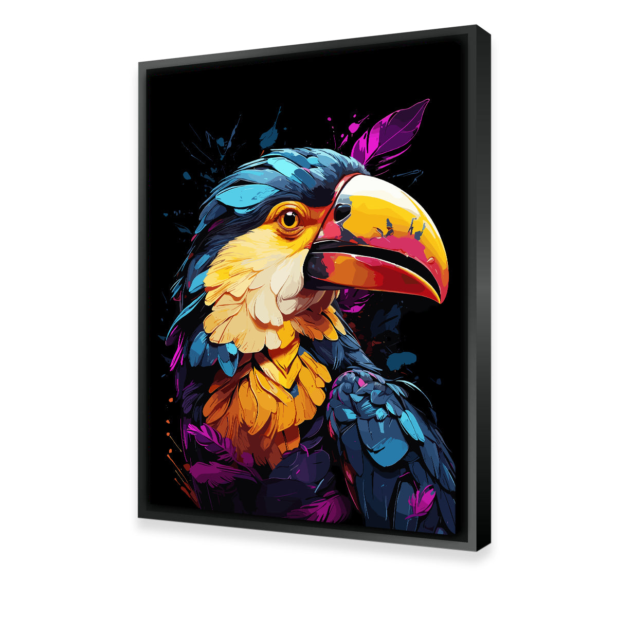 Toucan Animal Colorful Wall Art