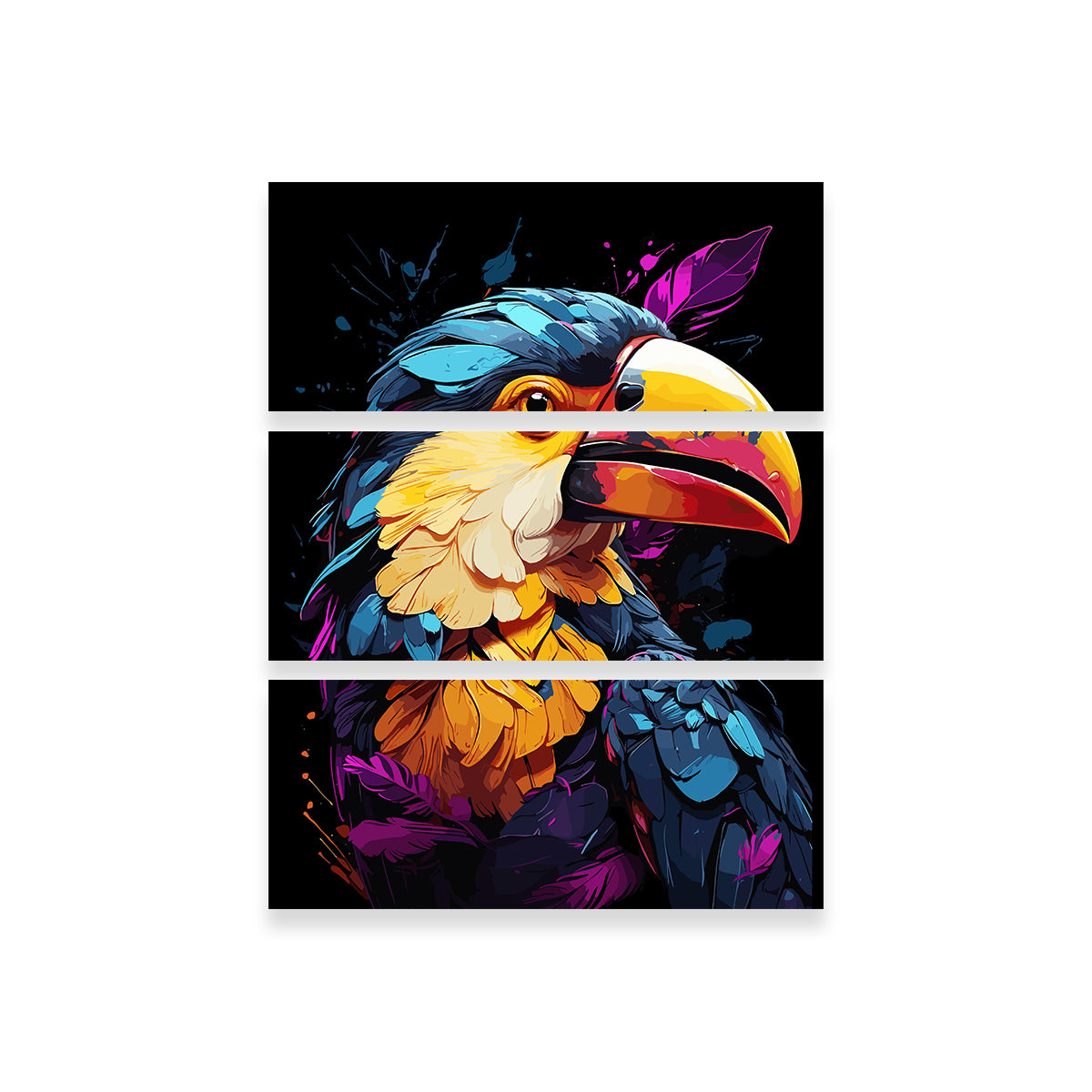 Toucan Animal Colorful Wall Art