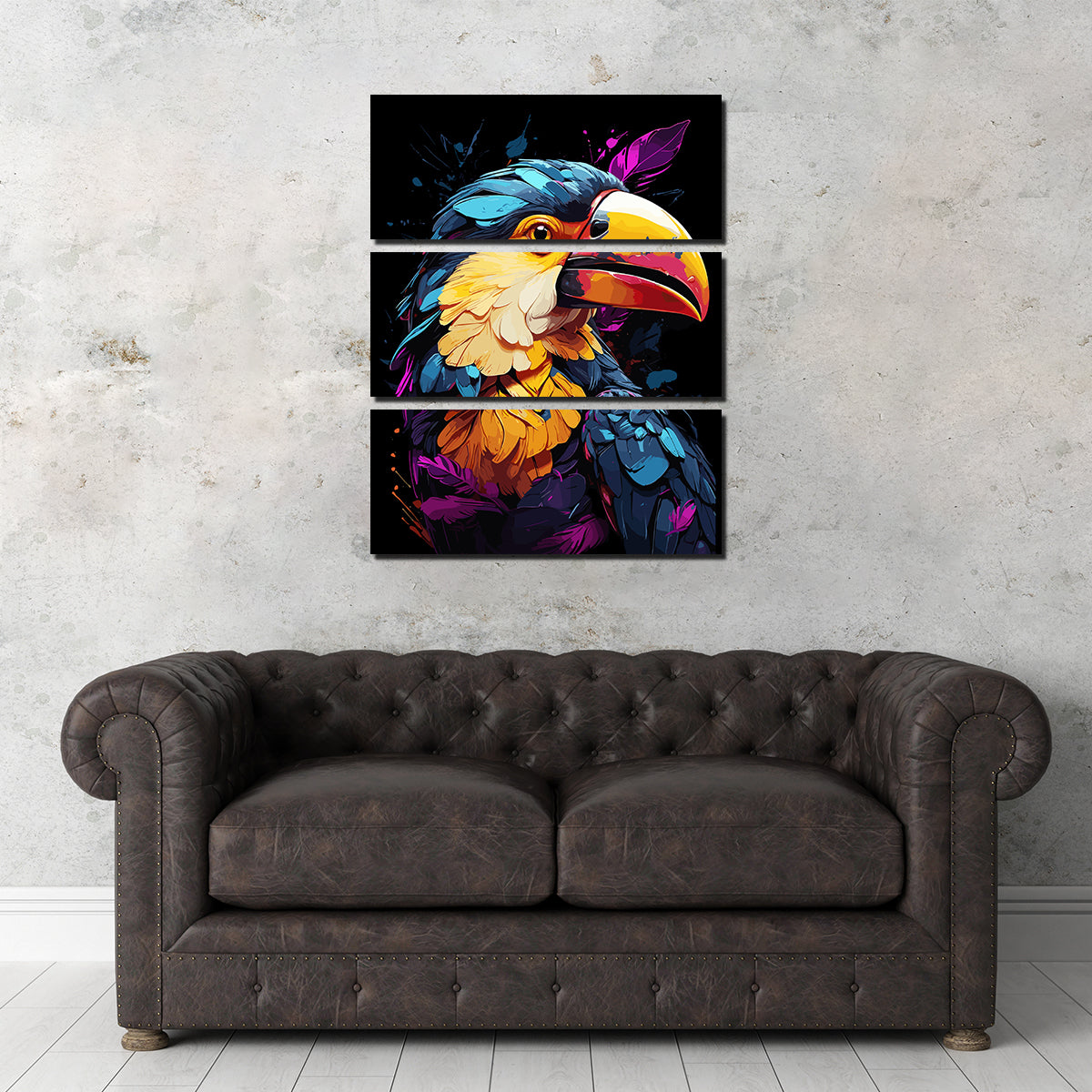 Toucan Animal Colorful Wall Art