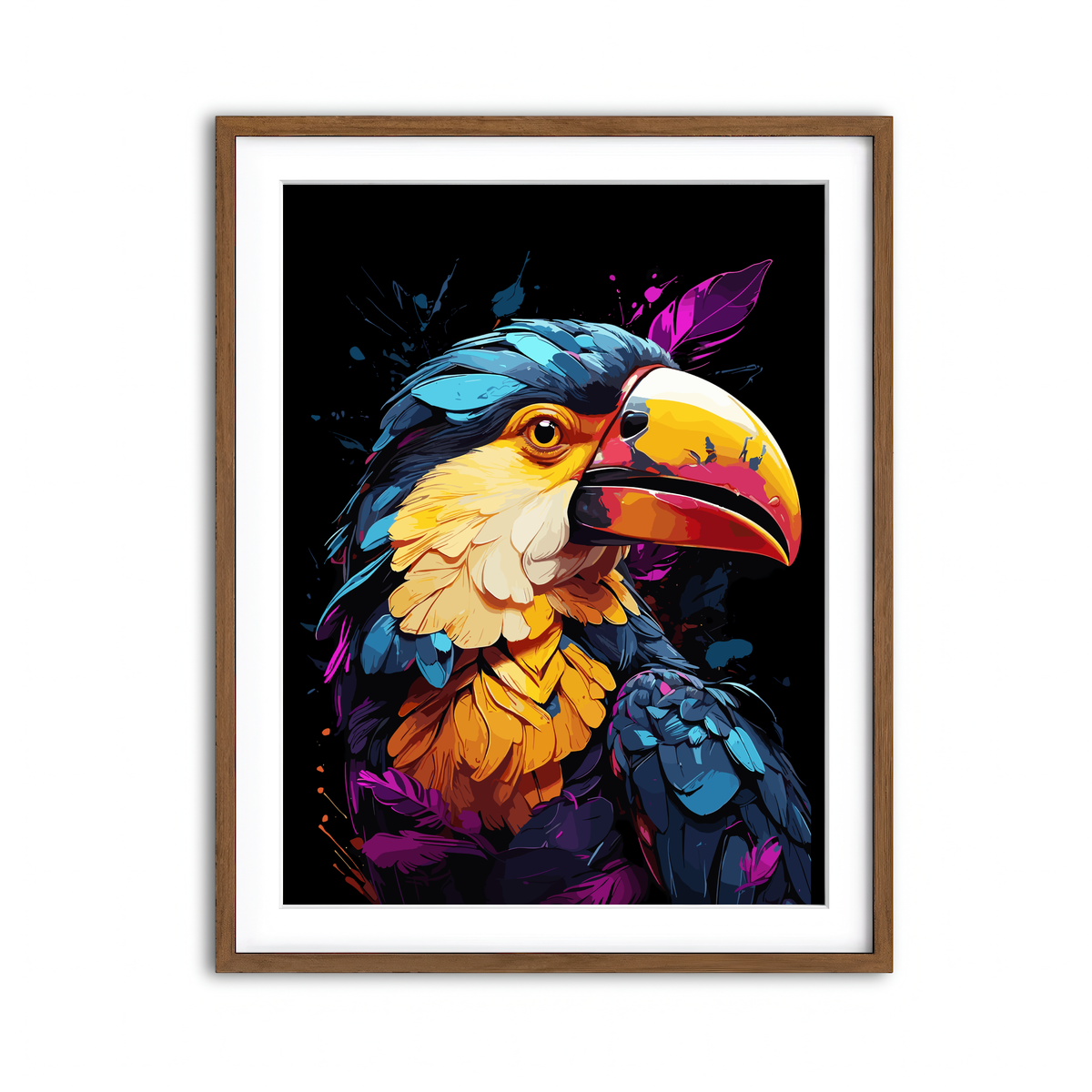 Framed Print 3x4 Walnut