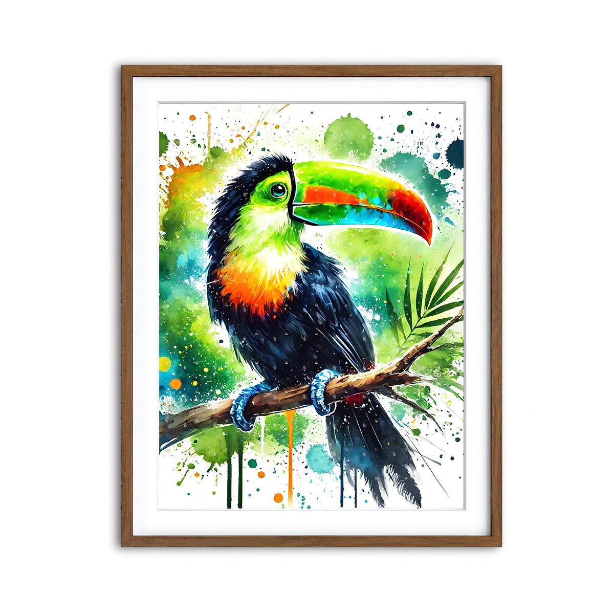 Framed Print 3x4 Walnut