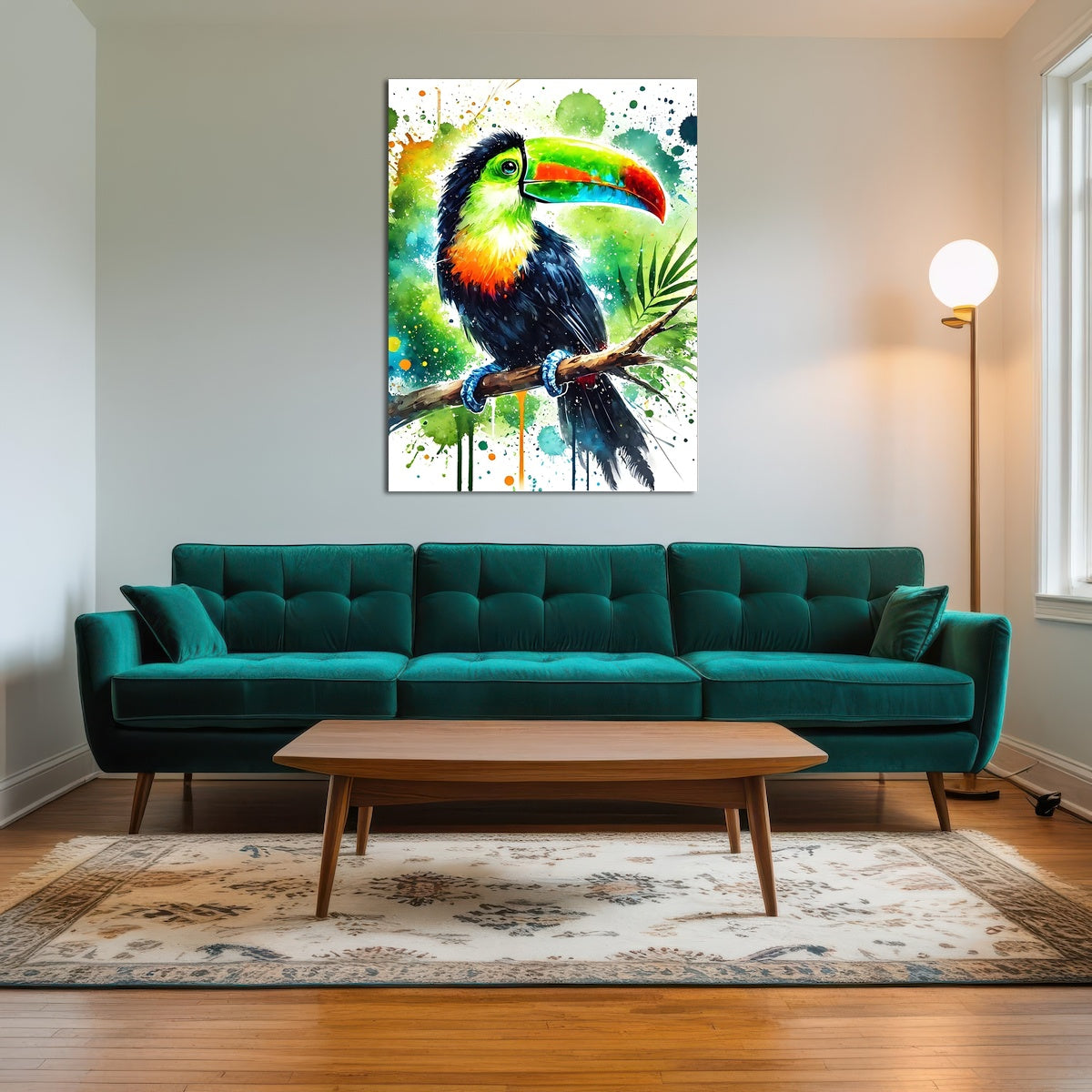 AUTO-MOCKUP ROOM | Toucan Paint Drip