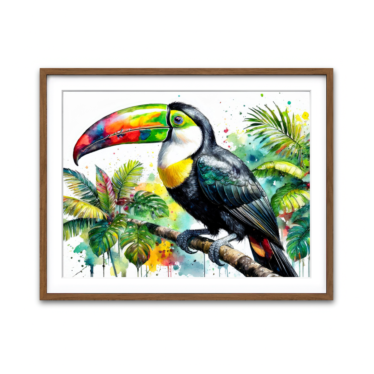 Framed Print 4x3 Walnut