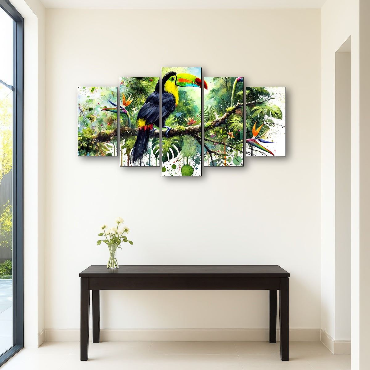AUTO-MOCKUP ROOM | Toucan Watercolor V2