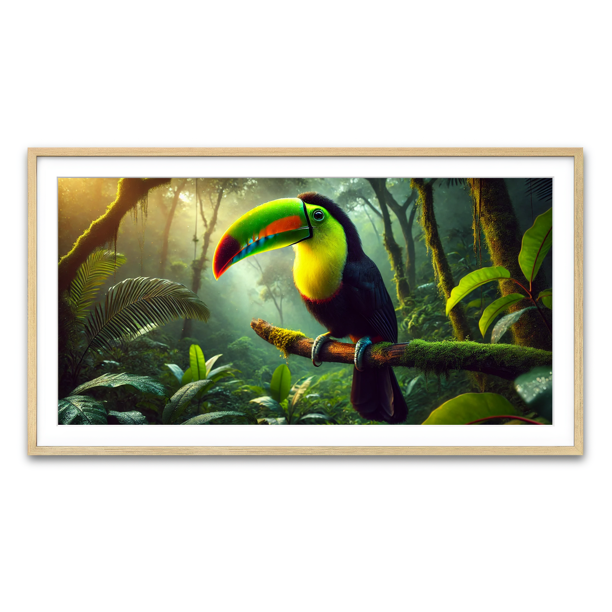 Framed Print 2x1 Natural