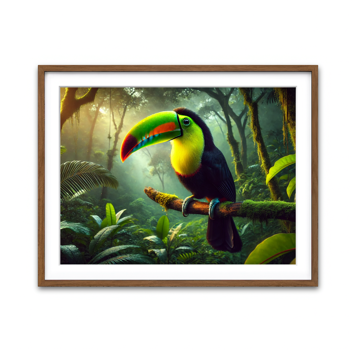 Framed Print 4x3 Walnut