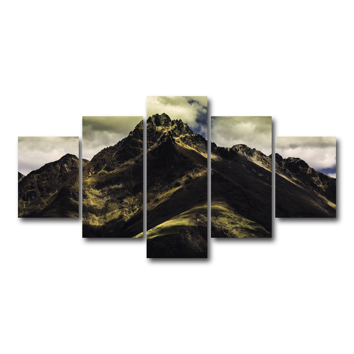AUTO-MOCKUP WHITE | Towering Summit | 5 Piece | Gallery Wrap Canvas | group=5_short