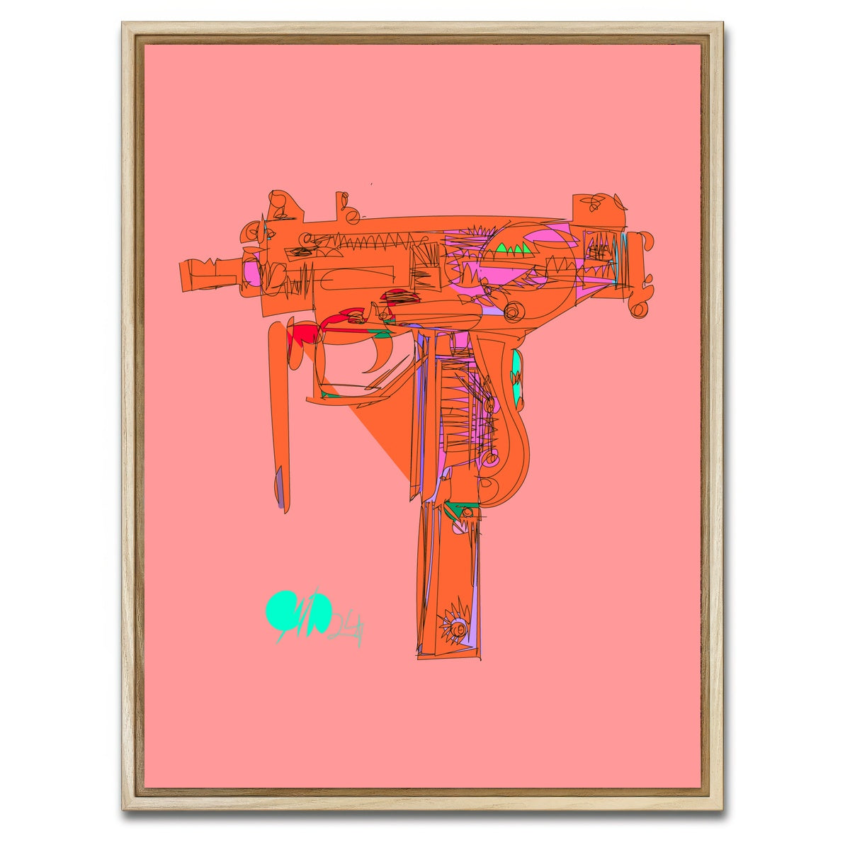 AUTO-MOCKUP WHITE | Toy Oozie | 1 Piece | Natural Framed Canvas | group=3x4