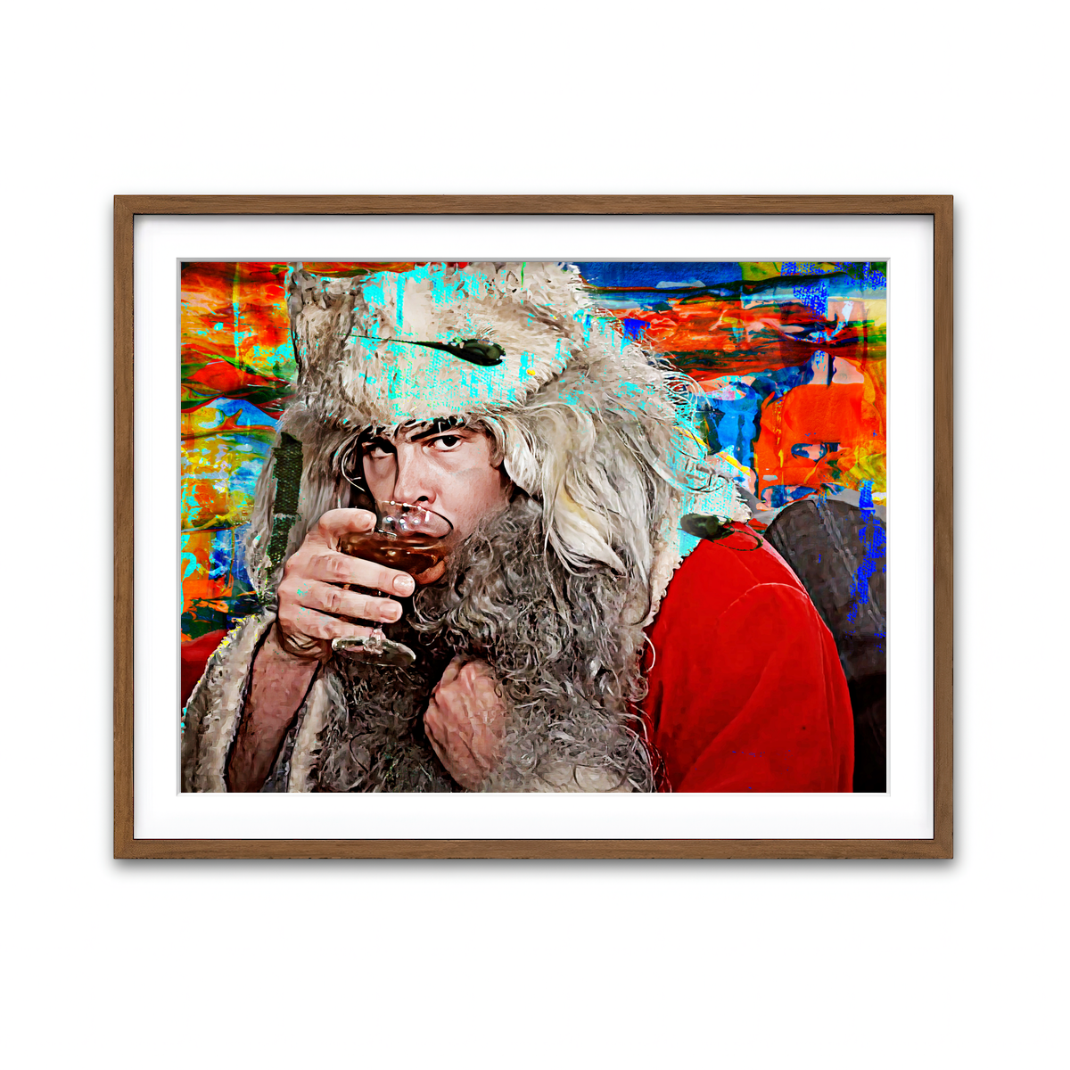 Framed Print 4x3 Walnut