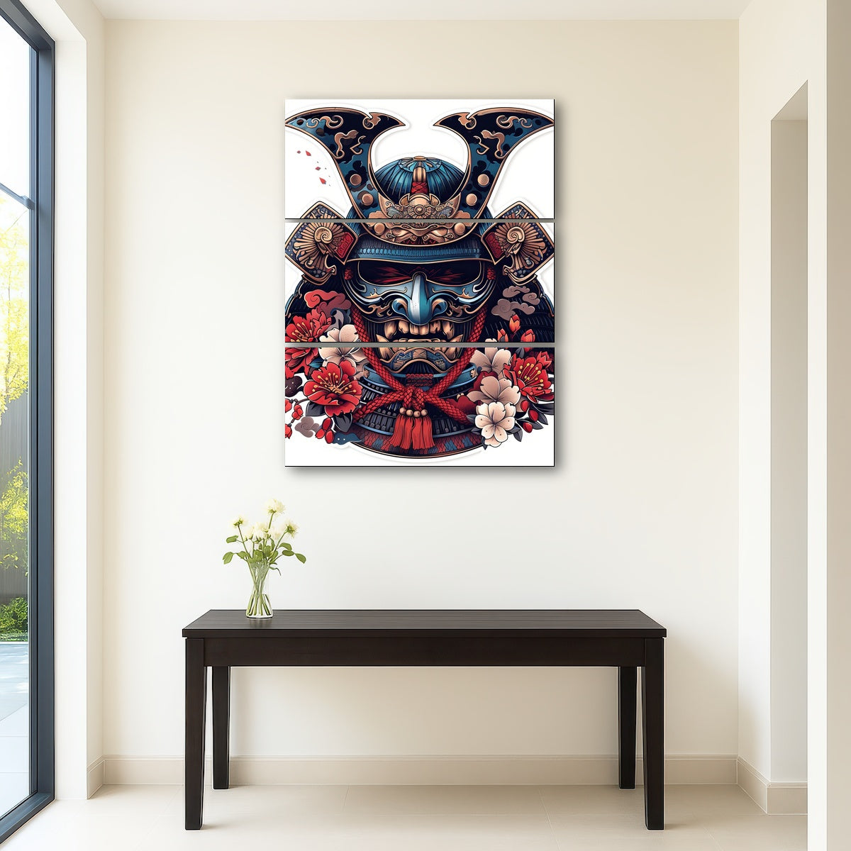 AUTO-MOCKUP ROOM | Traditional Japanese Samurai Mask