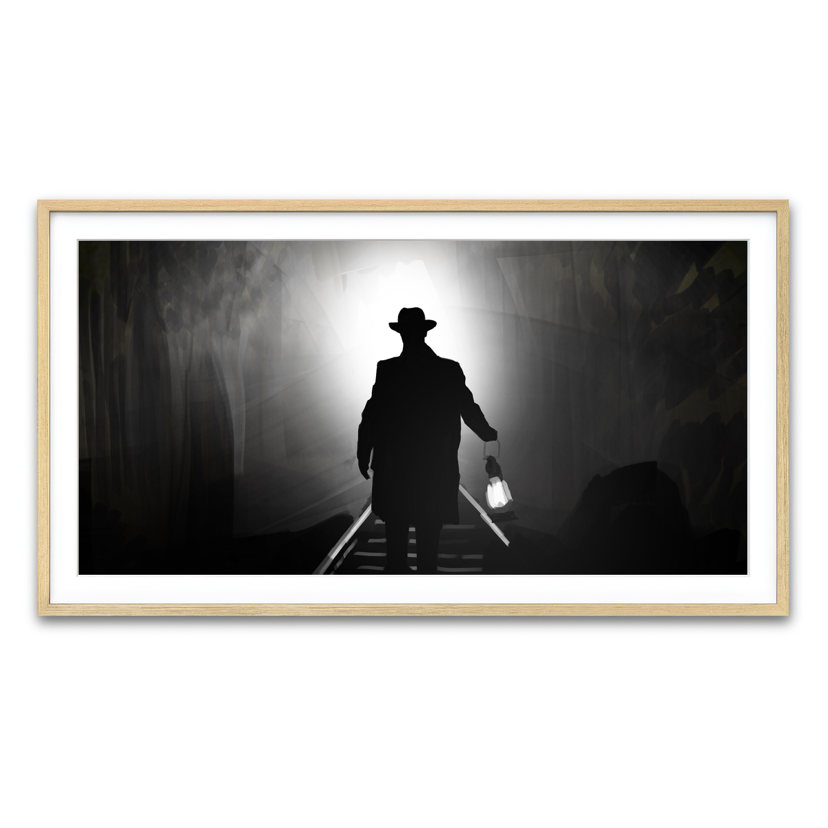 Framed Print 2x1 Natural