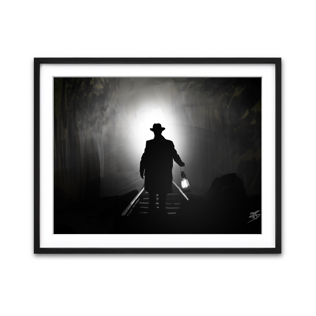 Framed Print 4x3 Black