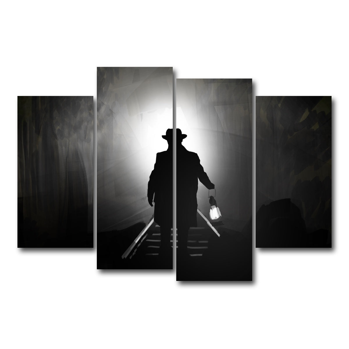 AUTO-MOCKUP WHITE | Train light | 4 Piece | Gallery Wrap Canvas | group=4_short