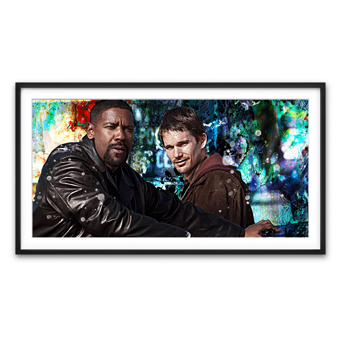 Framed Print 2x1 Black