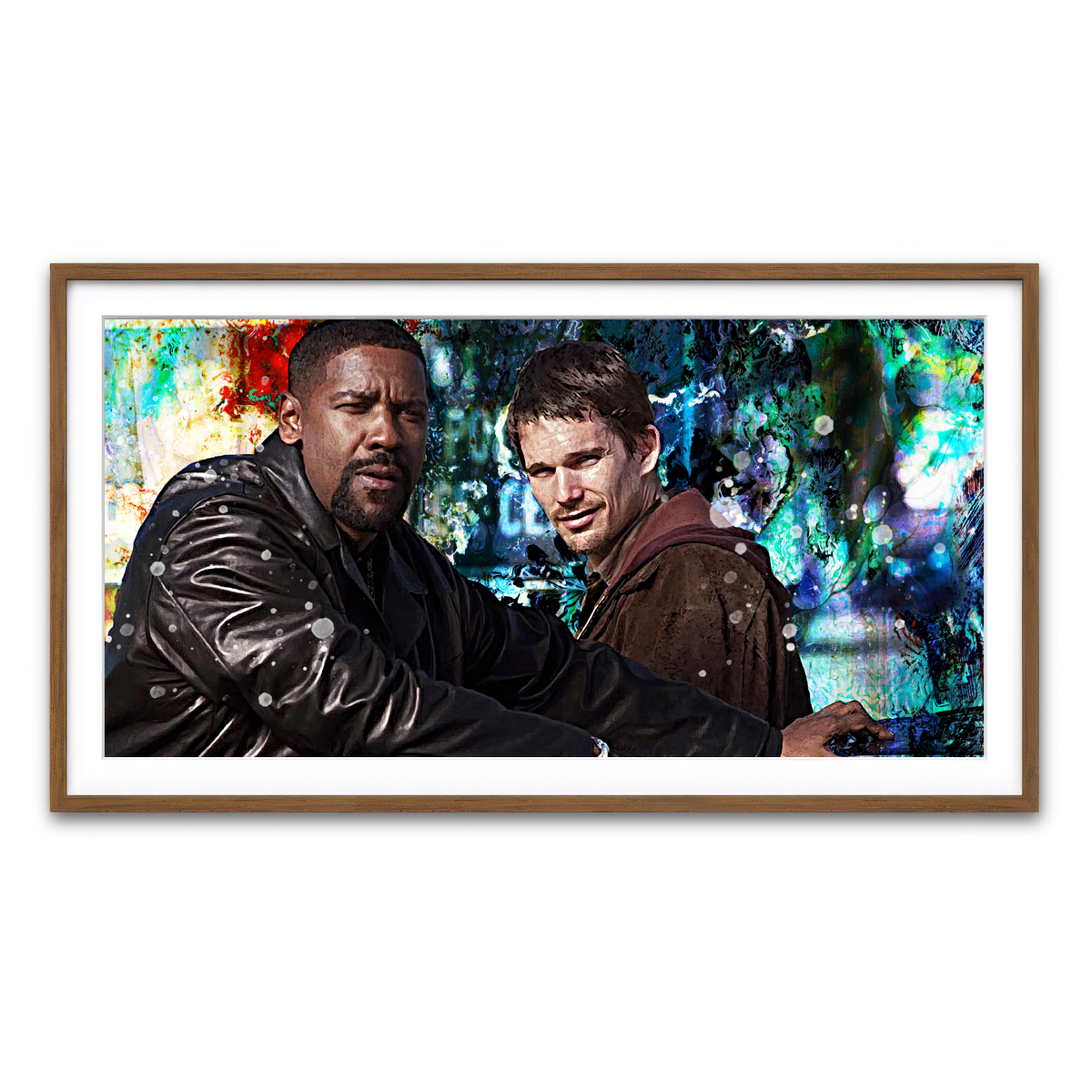 Framed Print 2x1 Walnut