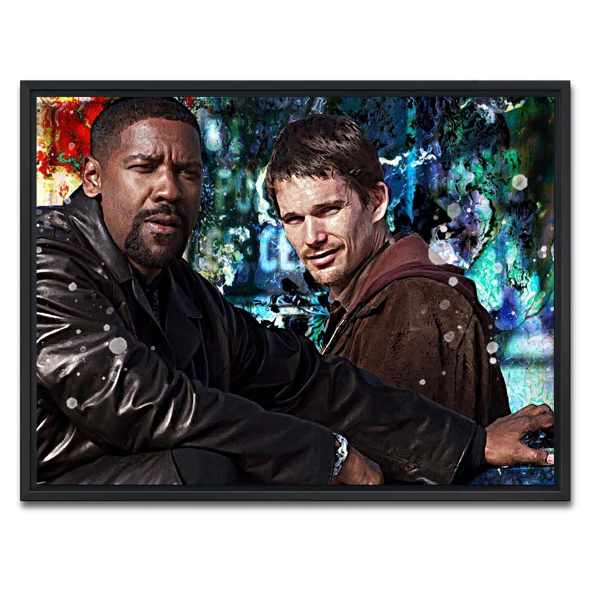 AUTO-MOCKUP WHITE | Training Day | 1 Piece | Black Framed Canvas | group=4x3