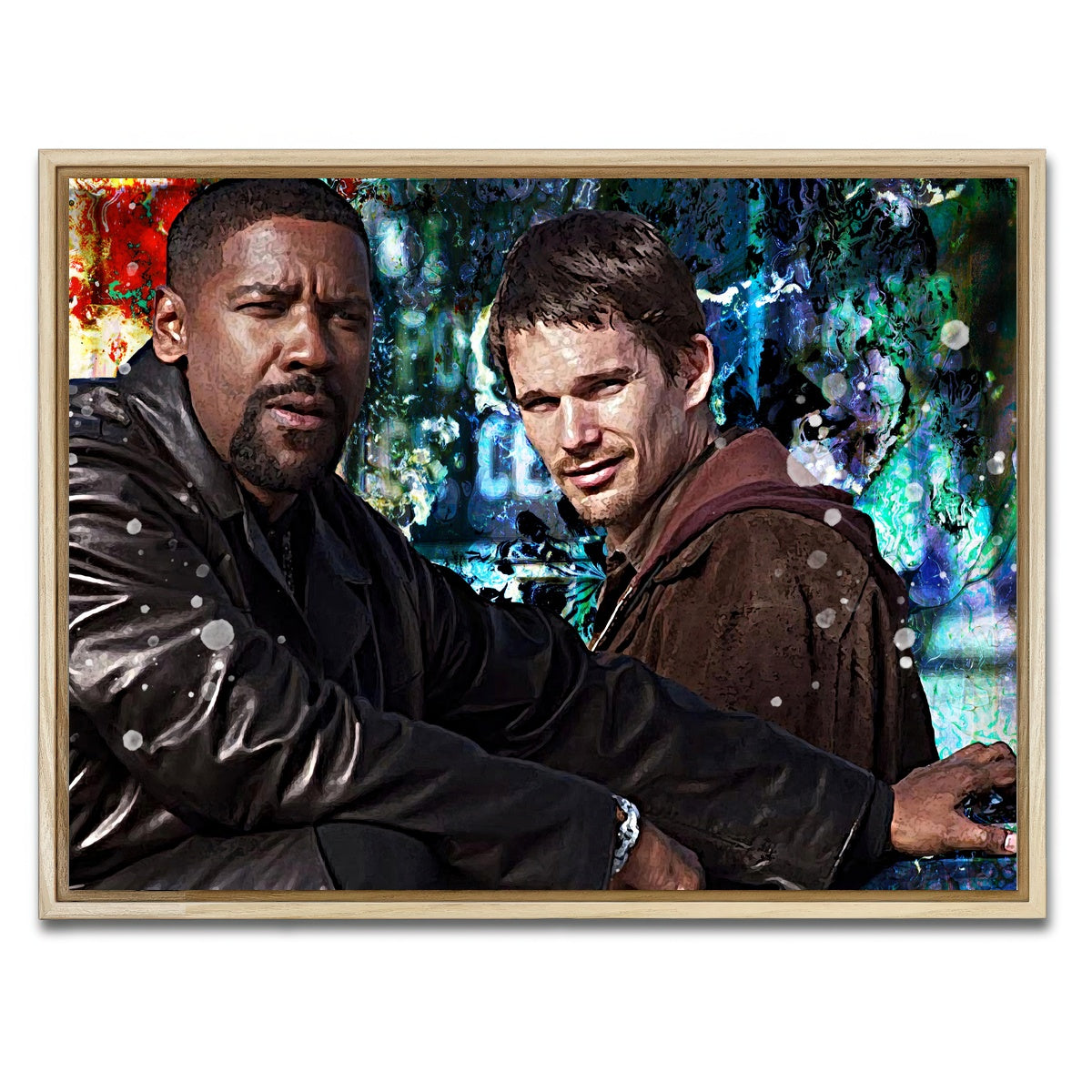 AUTO-MOCKUP WHITE | Training Day | 1 Piece | Natural Framed Canvas | group=4x3