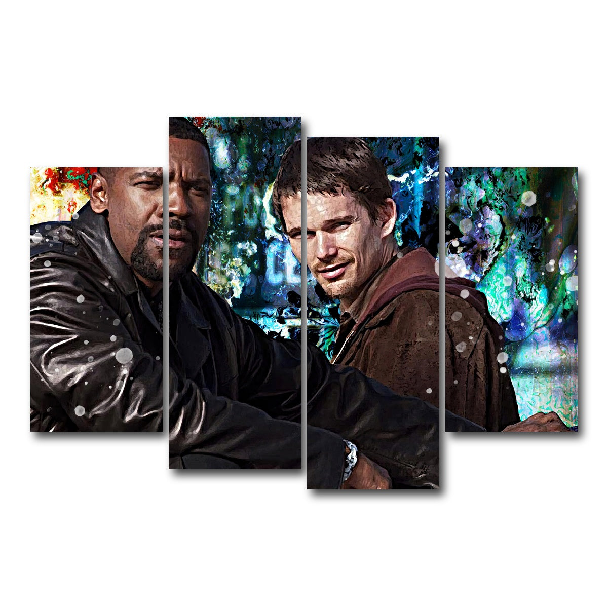 AUTO-MOCKUP WHITE | Training Day | 4 Piece | Gallery Wrap Canvas | group=4_short