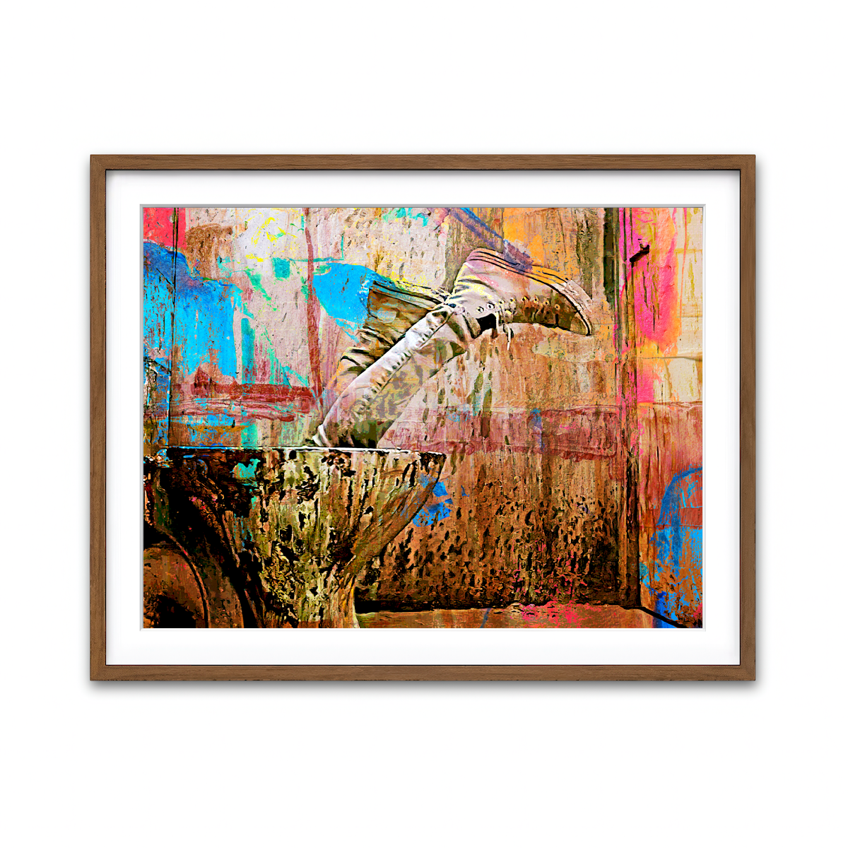 Framed Print 4x3 Walnut