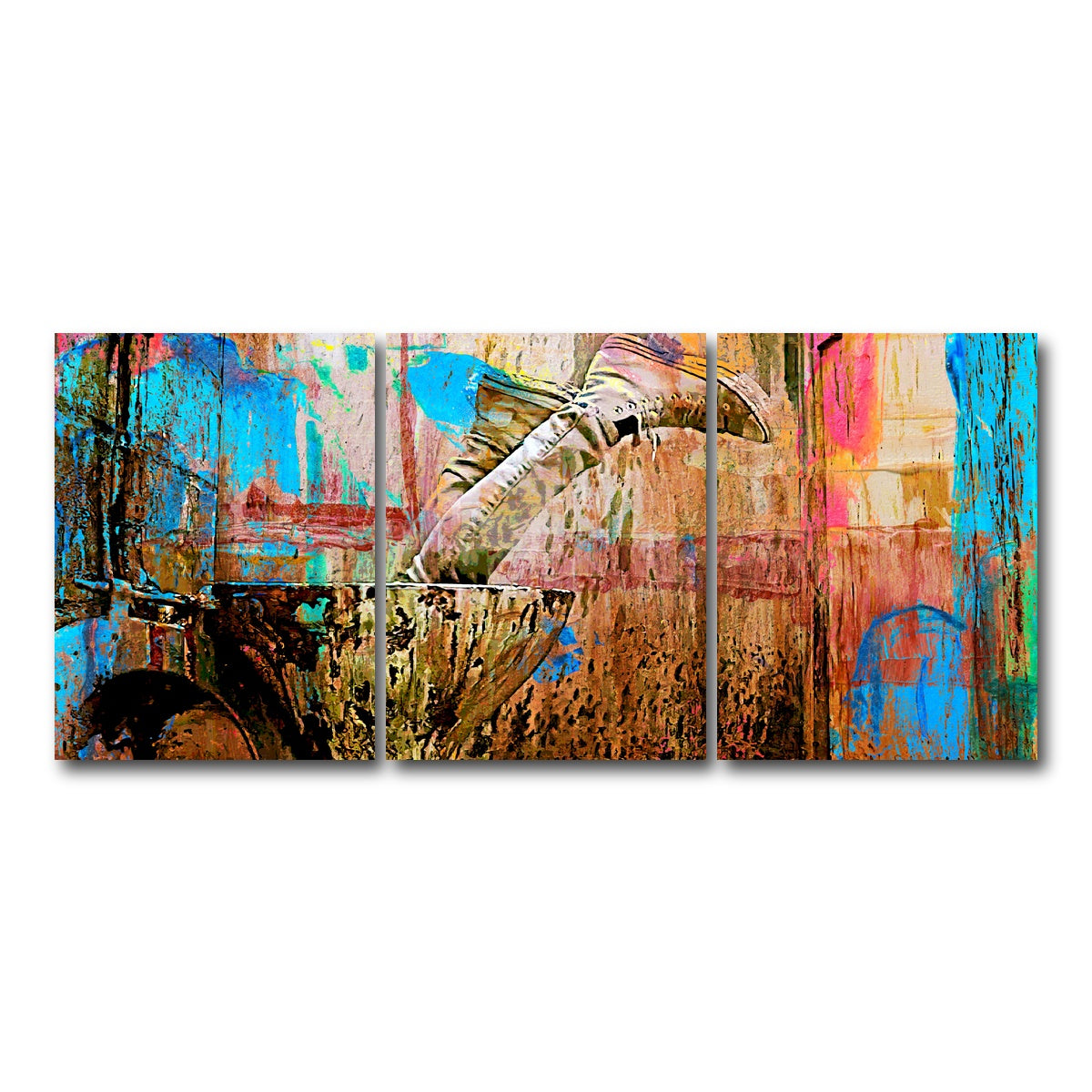 AUTO-MOCKUP WHITE | Trainspotting Potty | 3 Piece | Gallery Wrap Canvas | group=18x24