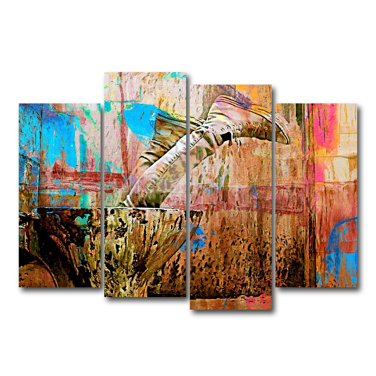 AUTO-MOCKUP WHITE | Trainspotting Potty | 4 Piece | Gallery Wrap Canvas | group=4_normal