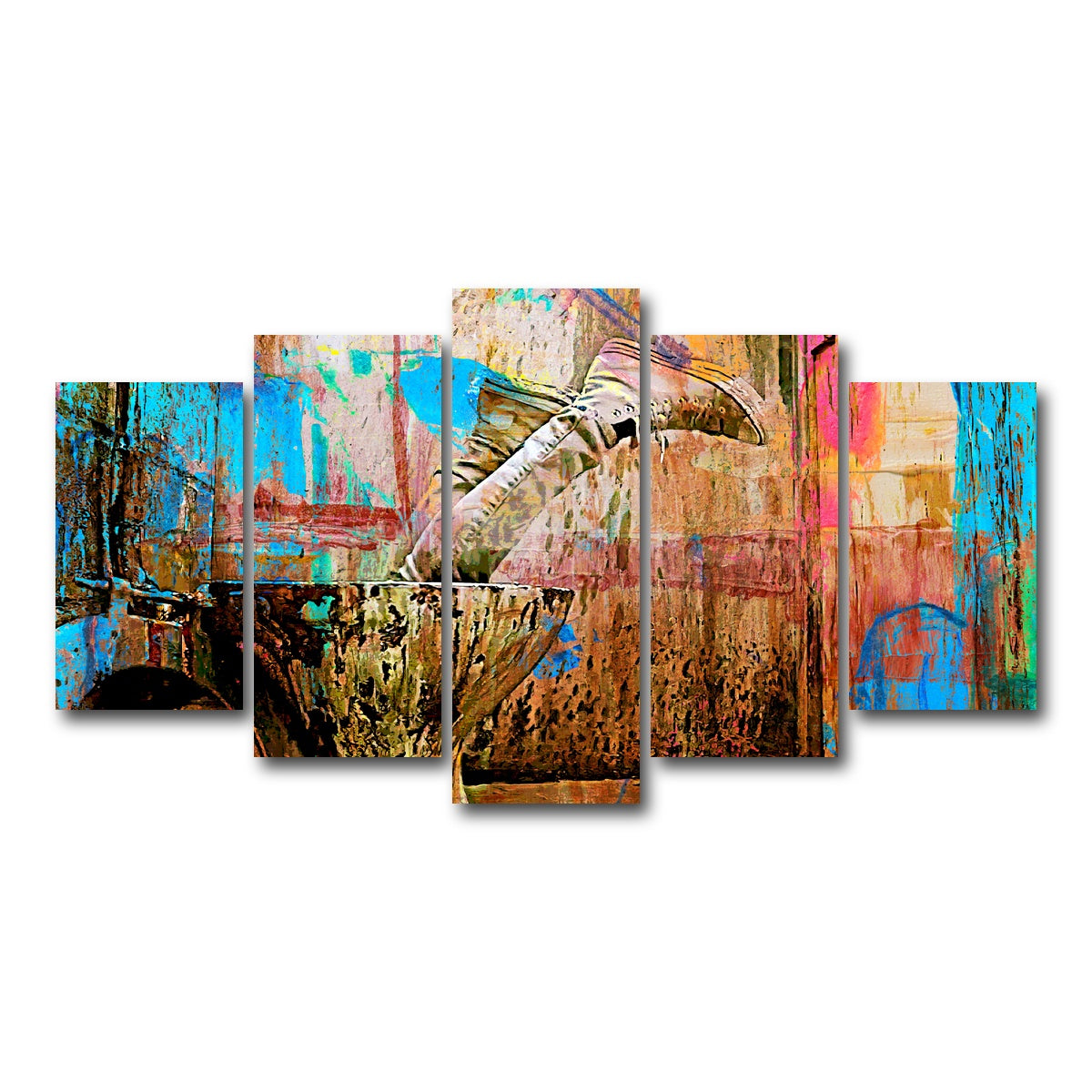 AUTO-MOCKUP WHITE | Trainspotting Potty | 5 Piece | Gallery Wrap Canvas | group=5_normal