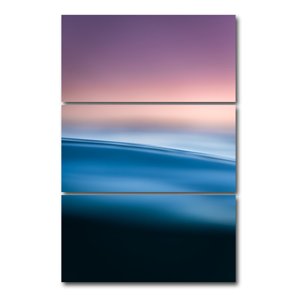 AUTO-MOCKUP WHITE | Tranquilty | 3 Piece | Gallery Wrap Canvas | group=12x24_stacked