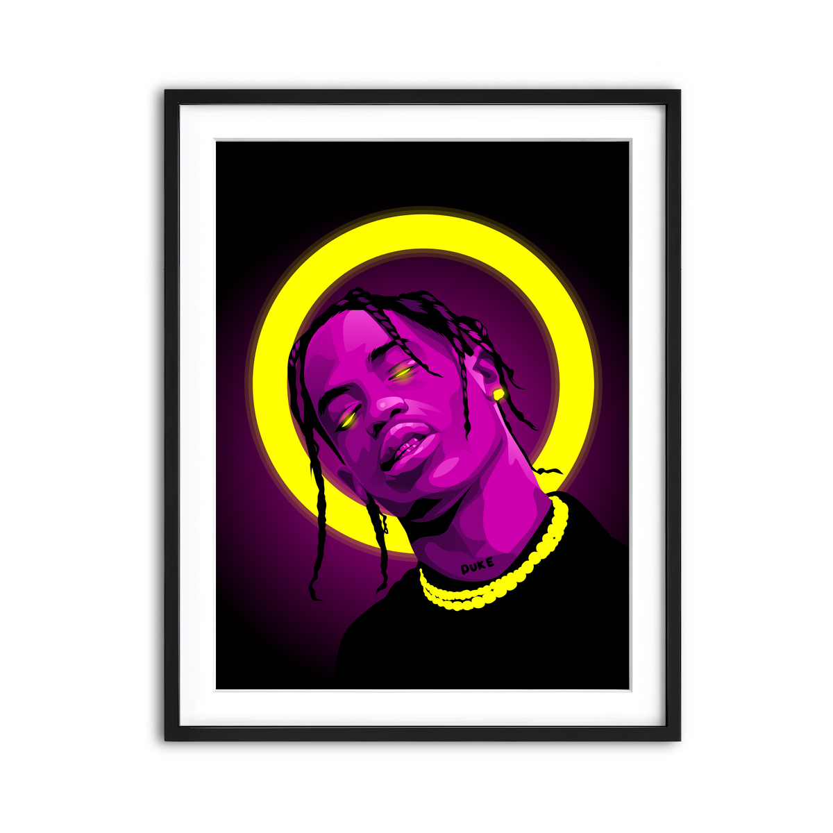 Framed Print 3x4 Black