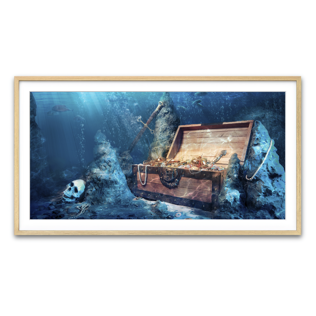 Framed Print 2x1 Natural