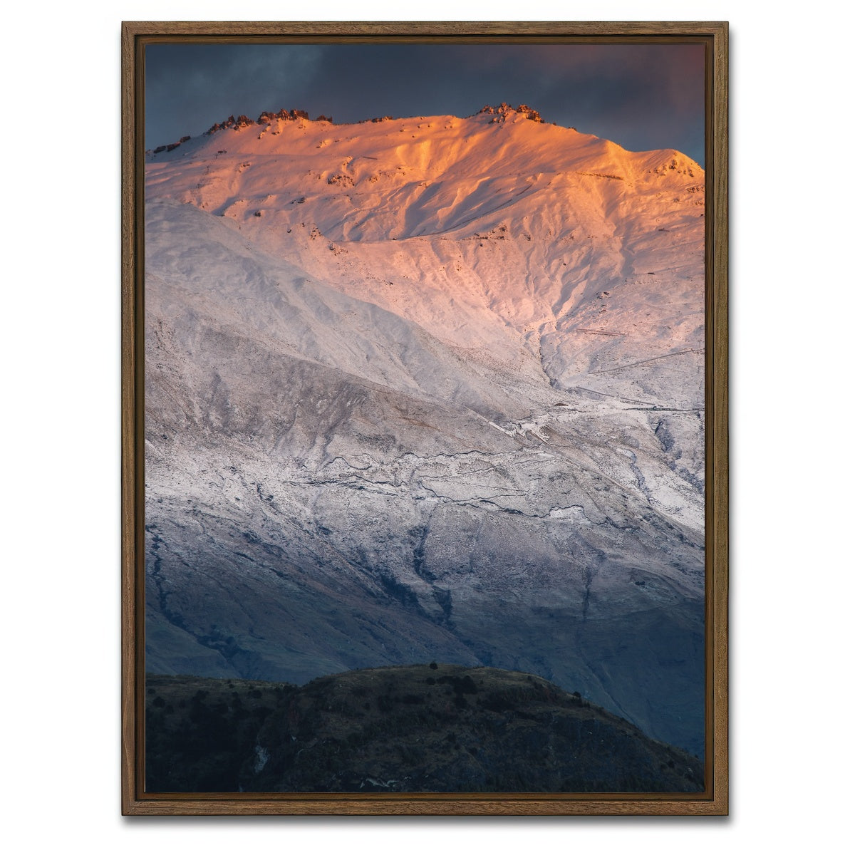 AUTO-MOCKUP WHITE | Treble Cone | 1 Piece | Walnut Framed Canvas | group=3x4