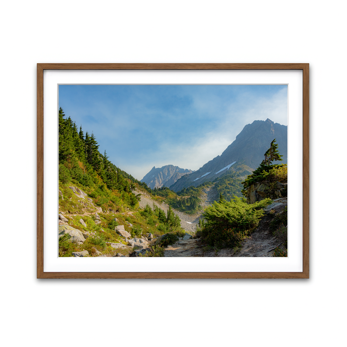Framed Print 4x3 Walnut