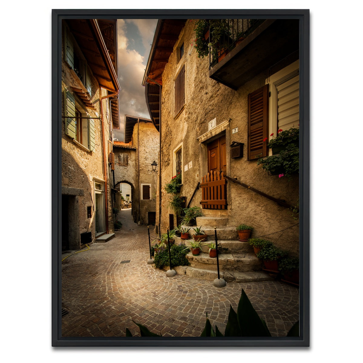 AUTO-MOCKUP WHITE | Tremosine II | 1 Piece | Black Framed Canvas | group=3x4